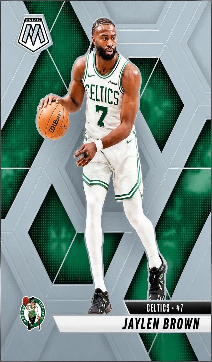 Jaylen Brown 2024 Mosaic Basketball card