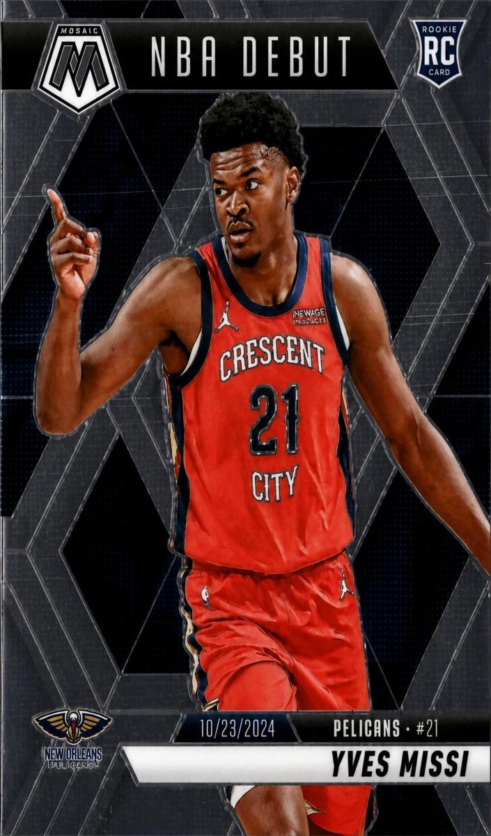 Yves Missi 2024 Mosaic Basketball card