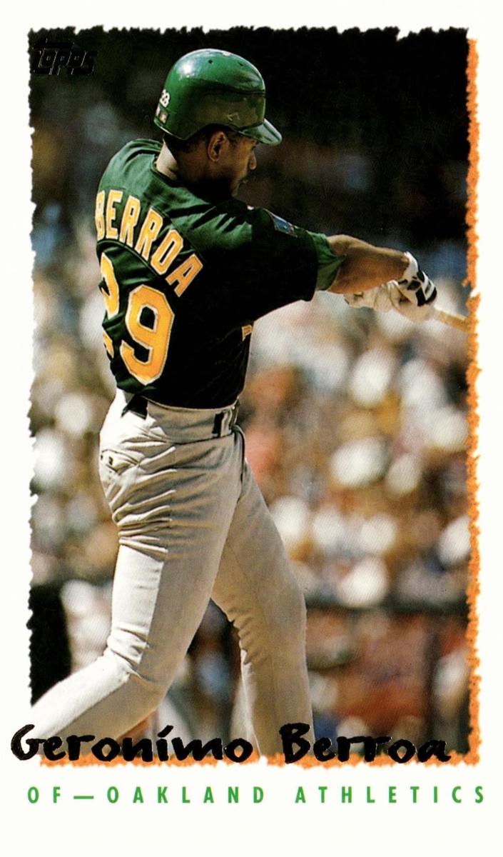 1995 Topps Geronimo Berroa #187 card