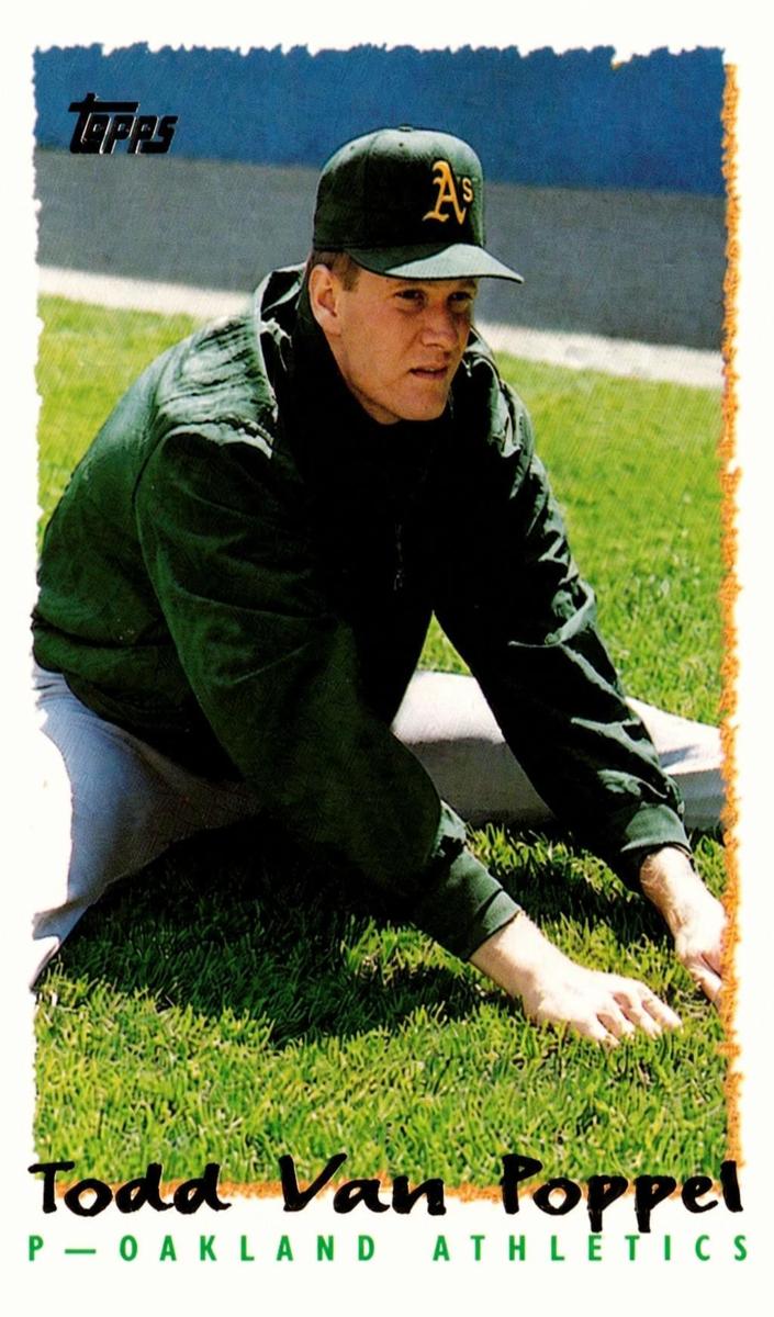 1995 Topps Todd Van Poppel #407 card