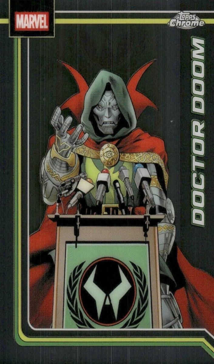 2026 Doctor Doom [Storm's Orange Lightning Refractor] #28