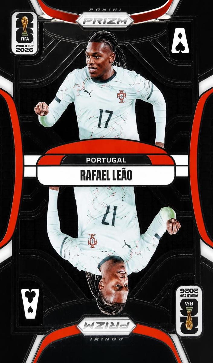 Rafael Leao 2026 Panini Prizm FIFA World Cup Aces Soccer