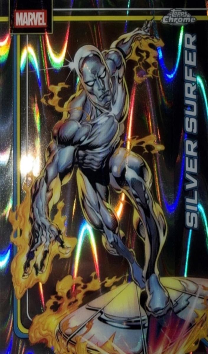 2026 Silver Surfer [Storm's Orange Lightning Refractor] #157