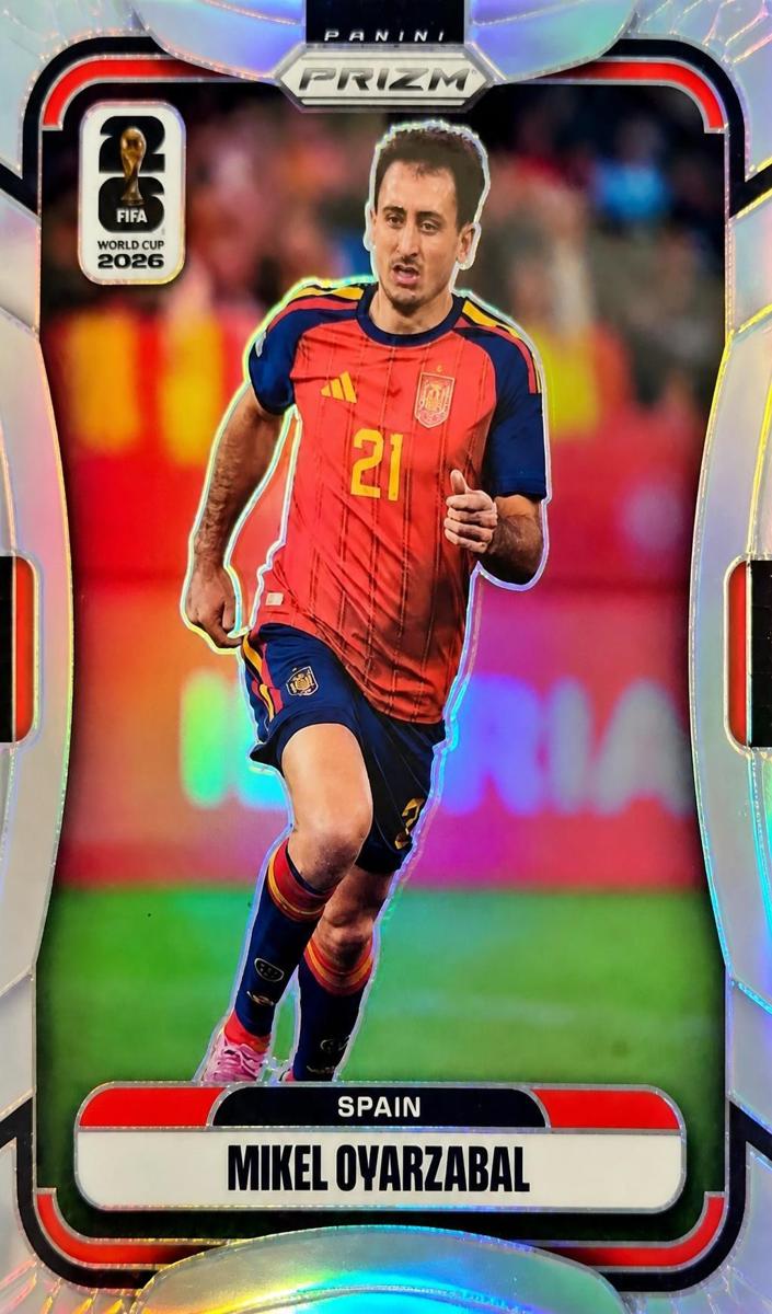 2026 Panini Prizm FIFA World Cup Mikel Oyarzabal [Silver] #75 card