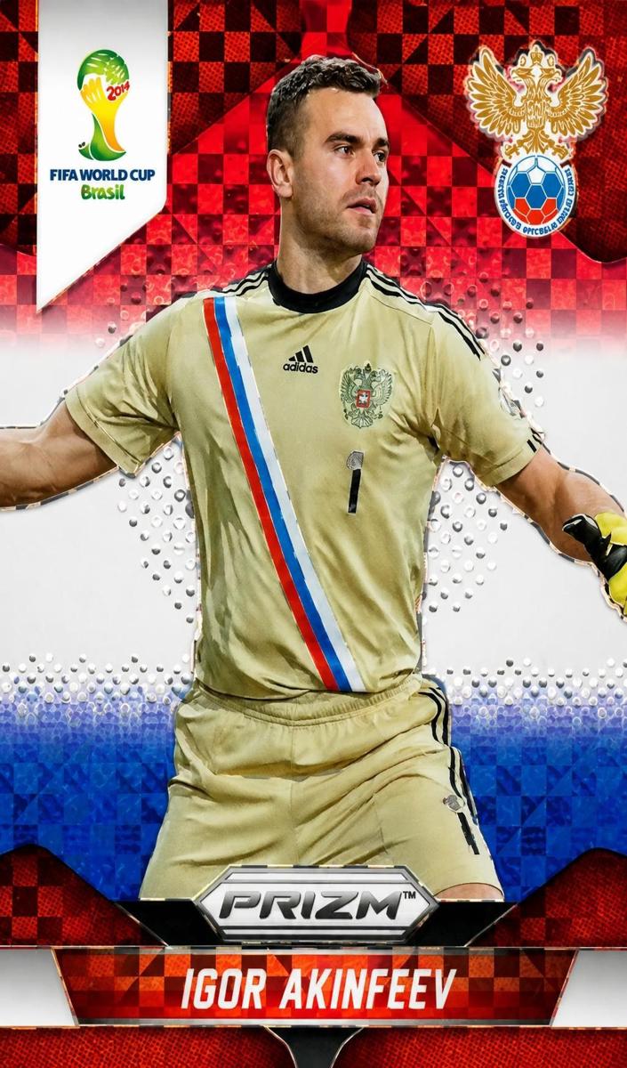 2014 Igor Akinfeev [Red White and Blue Plaid] #162