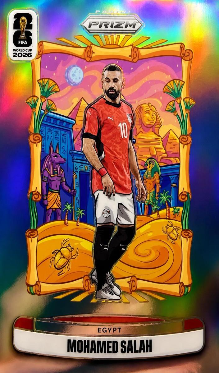 2026 Panini Prizm FIFA World Cup Mohamed Salah #8 card