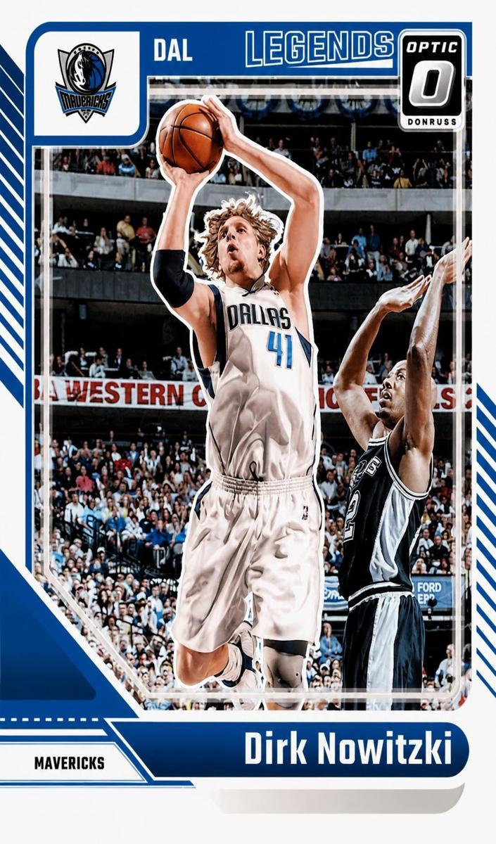 Dirk Nowitzki 2024-25 Donruss Optic Basketball card