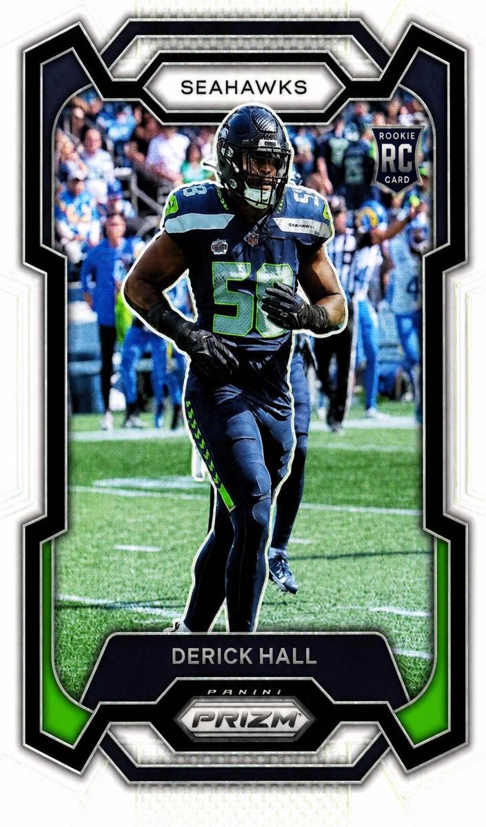 Derick Hall 2023 Prizm Football card