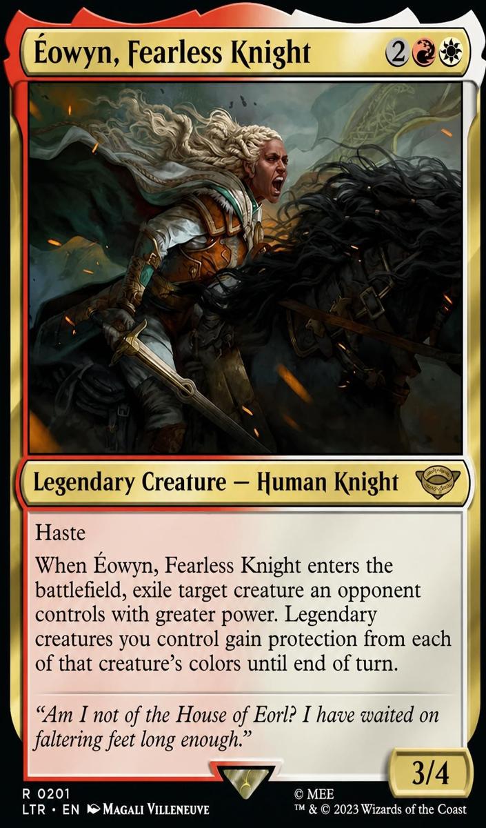 2023 Eowyn, Fearless Knight [Foil] #201