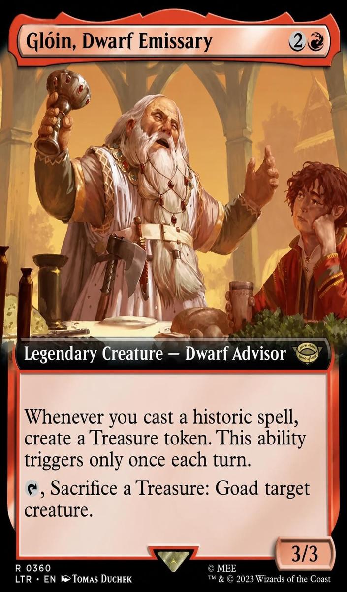2023 Gloin, Dwarf Emissary [Extended Art] #360
