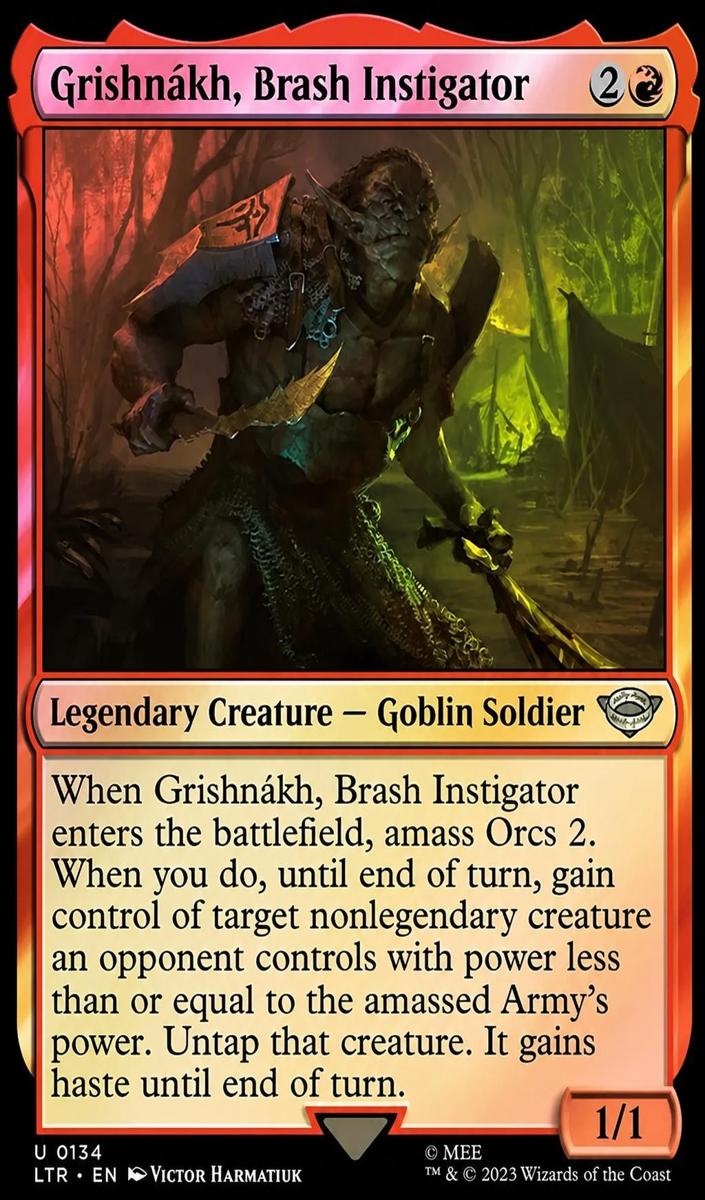2023 Grishnakh, Brash Instigator [Foil] #134