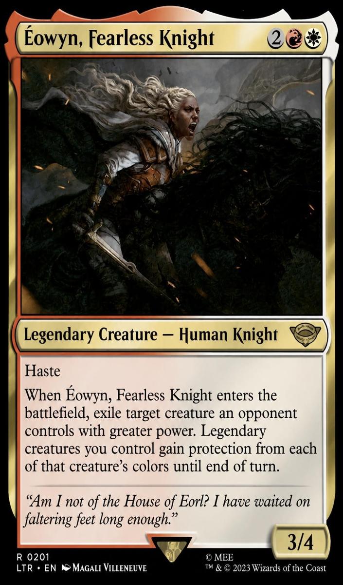 2023 Eowyn, Fearless Knight #201