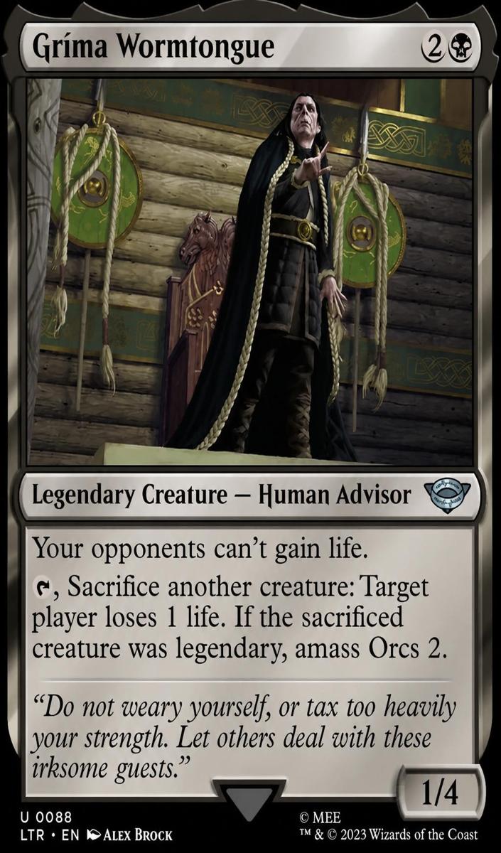 2023 Grima Wormtongue [Foil] #88