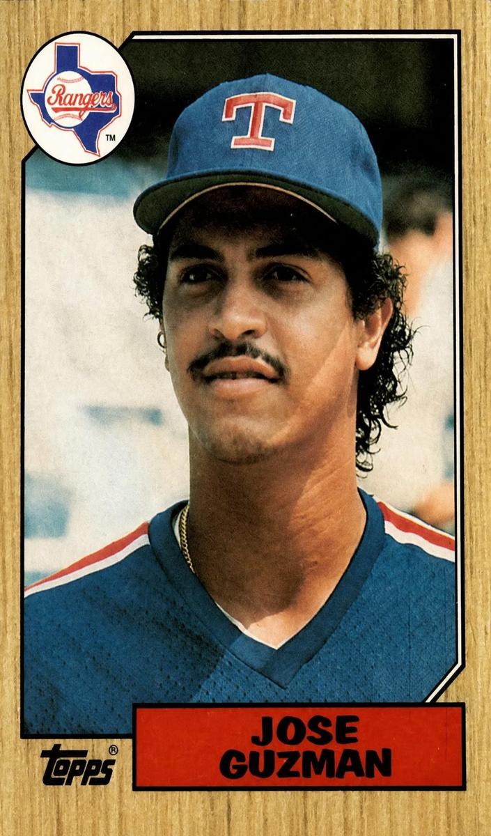 1987 Topps Jose Guzman #363 card