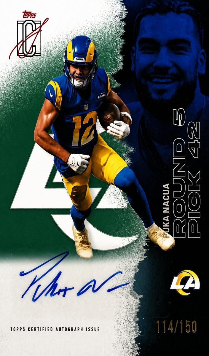 2025 Panini Score Top 100 Puka Nacua #33 card