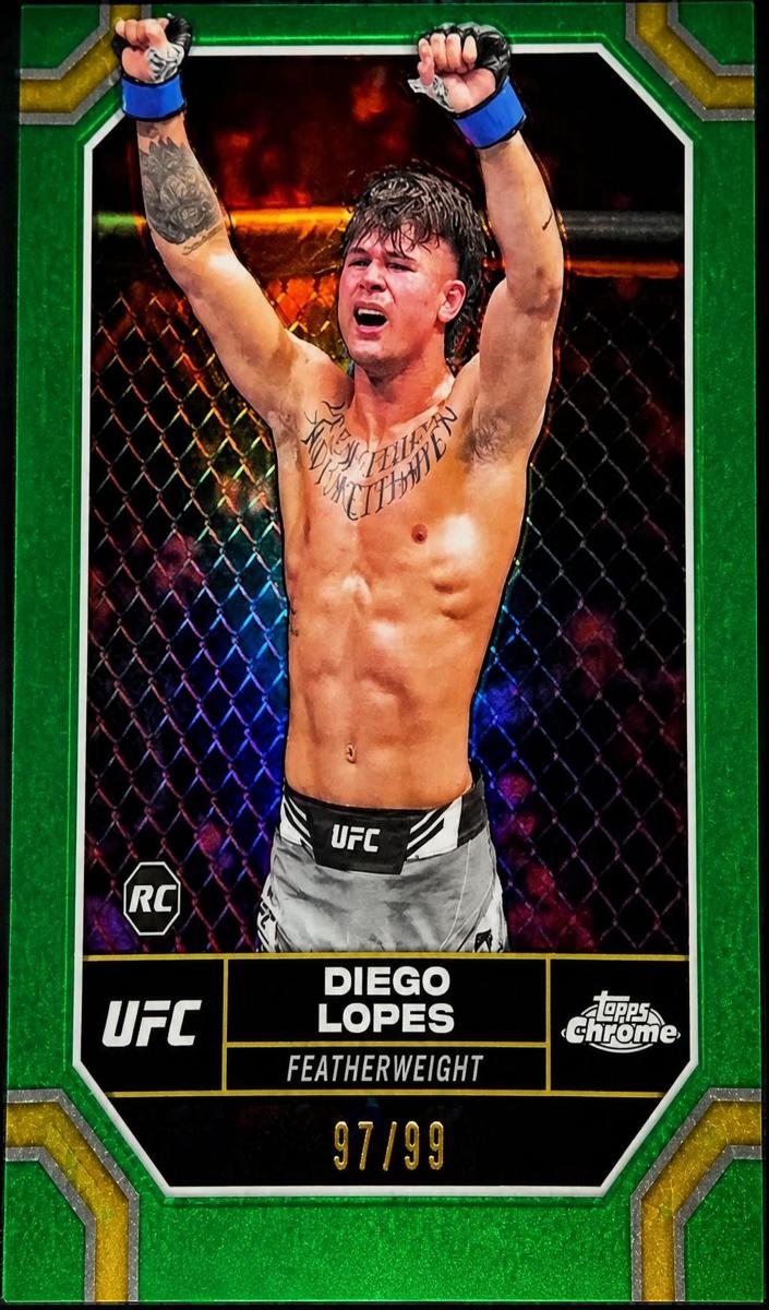 2024 Diego Lopes [Green Refractor] #26