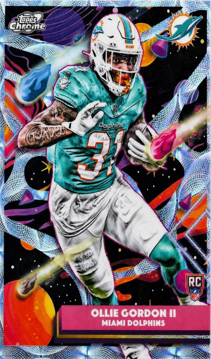 2025 Topps Cosmic Chrome Ollie Gordon II [Nucleus Refractor] #162 card