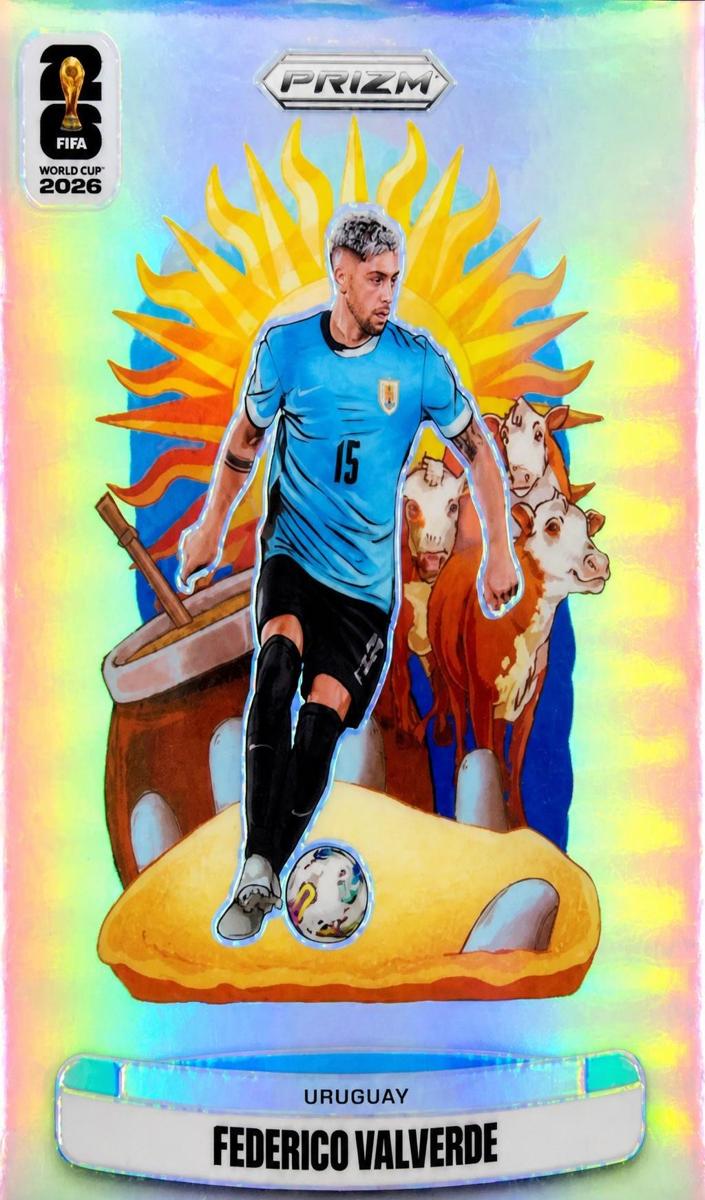 2026 Panini Prizm FIFA World Cup Federico Valverde #4 card
