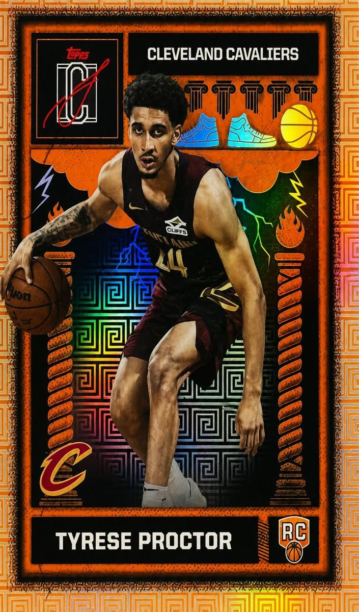 Tyrese Proctor 2025 Topps Basketball card