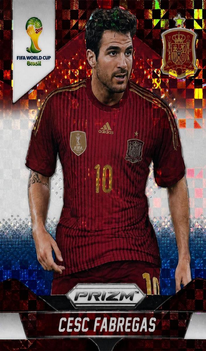 2014 Cesc Fabregas [Red White and Blue Plaid] #176