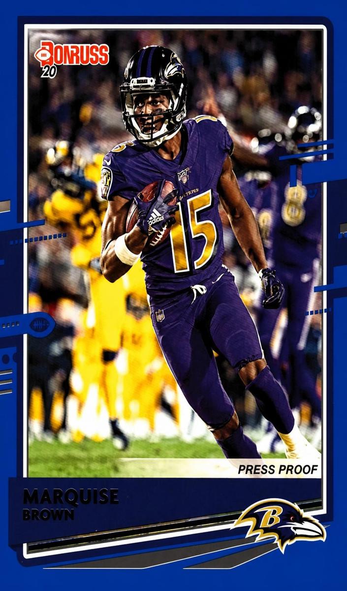 2020 Panini Donruss Marquise Brown #34 card
