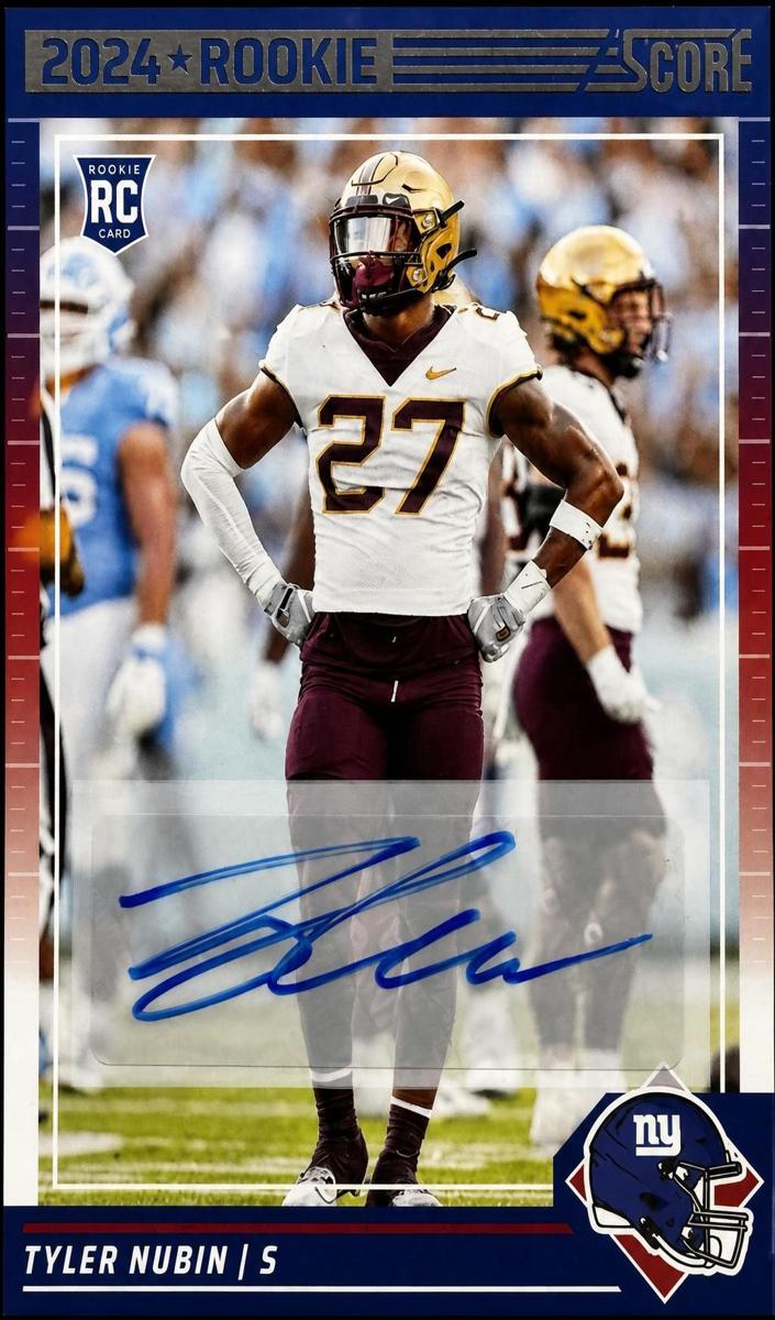 Tyler Nubin 2024 Panini Score Rookies Signatures Football