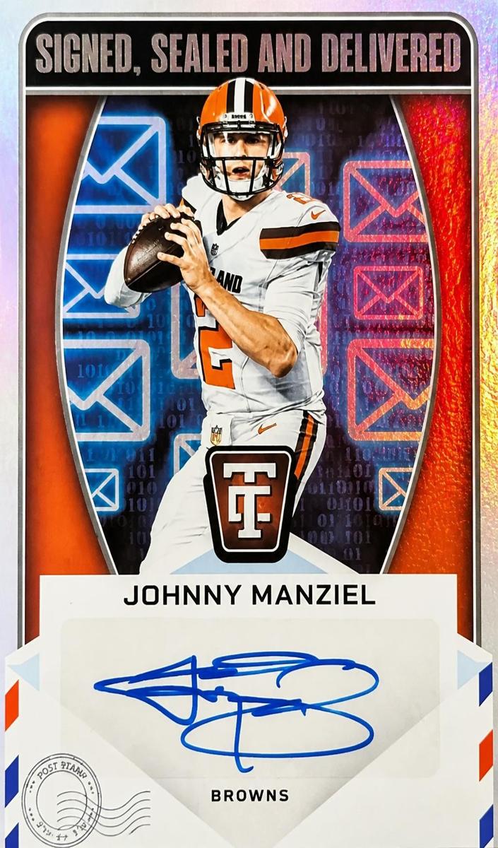 2024 Panini Totally Certified Johnny Manziel #SSD-JML card