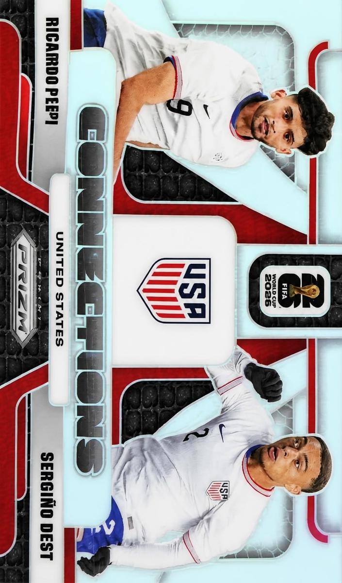 2026 Panini Prizm FIFA World Cup Ricardo Pepi / Sergino Dest #14 card