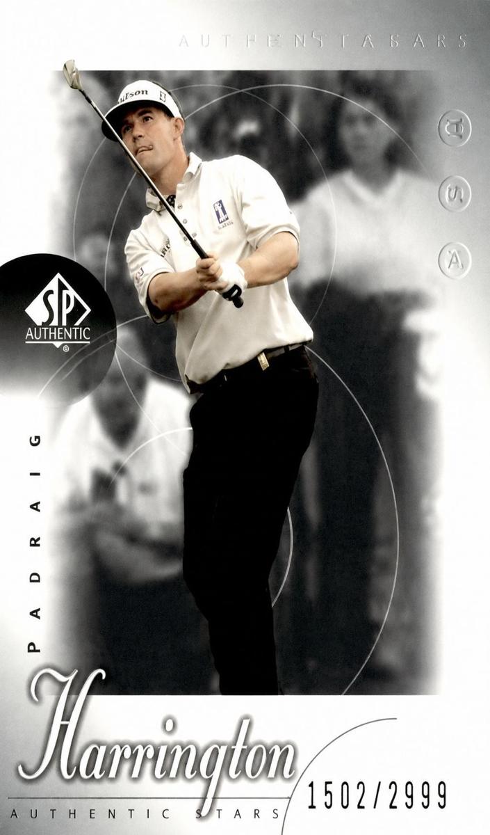 2001 Padraig Harrington [Gold] #83