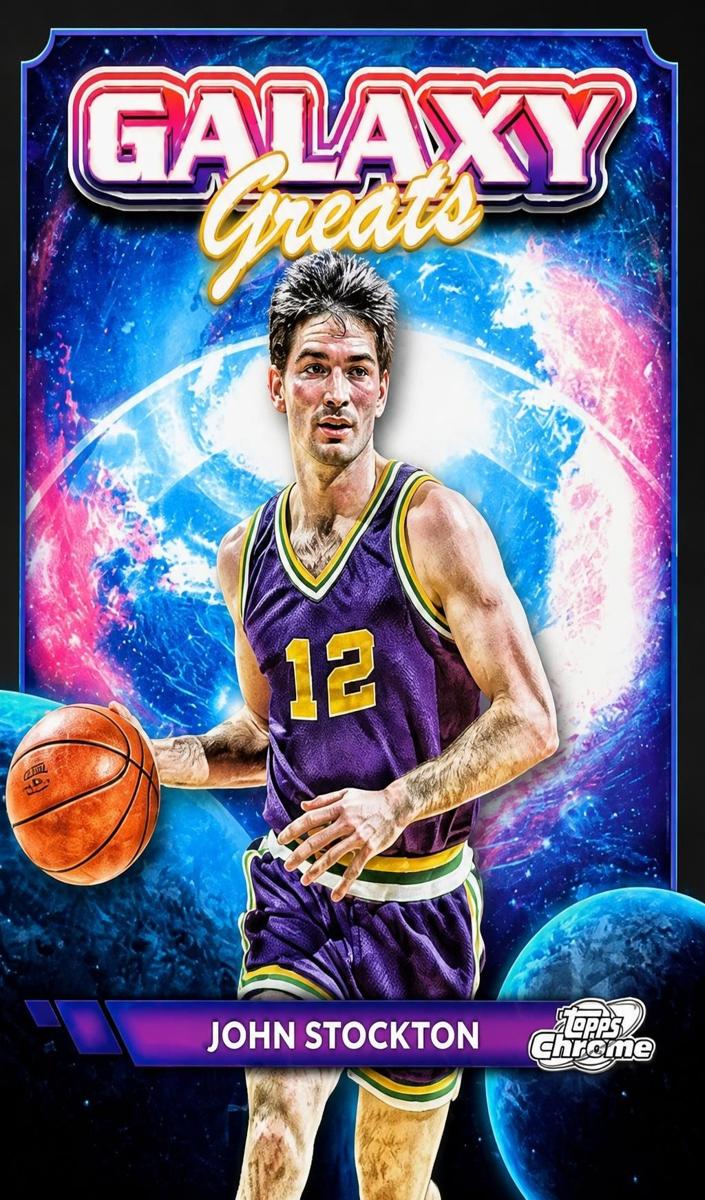 2023 Topps Cosmic Chrome John Stockton #GG-21 card