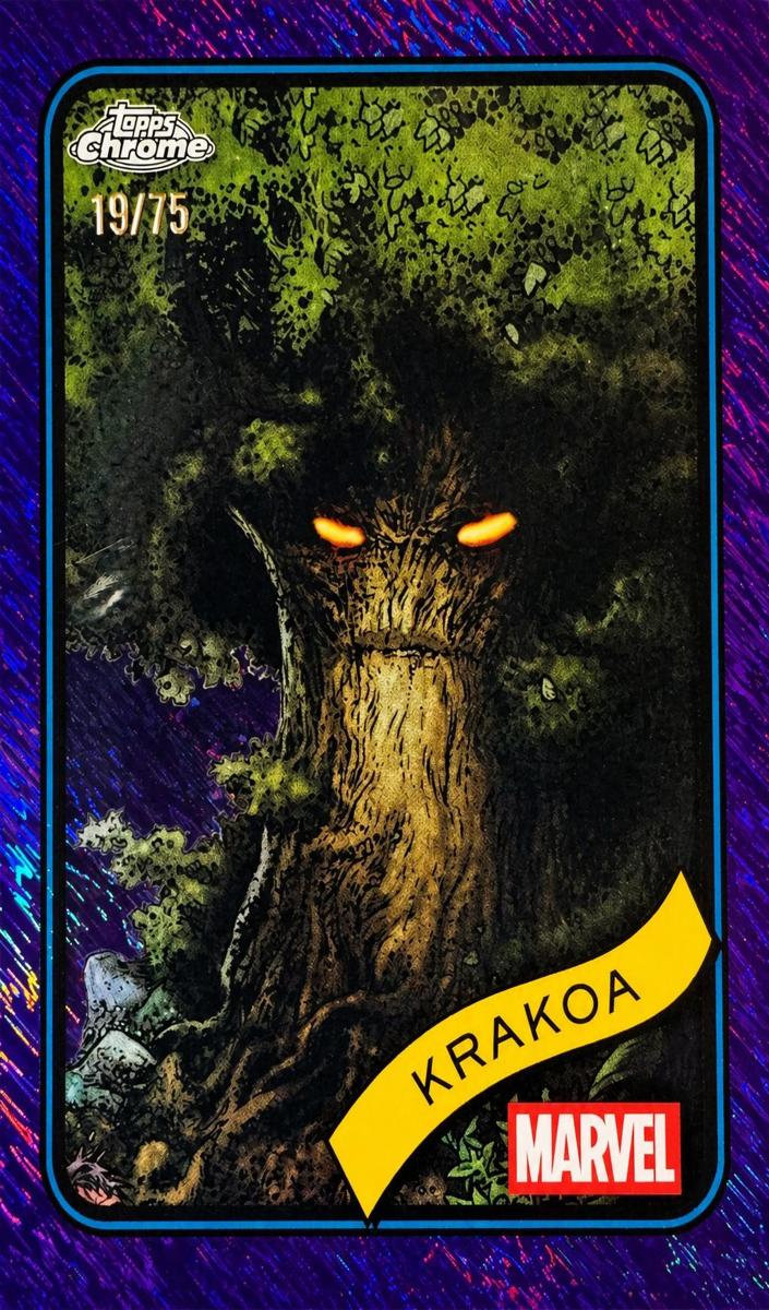 2025 Krakoa [Purple Shimmer Refractor] #180
