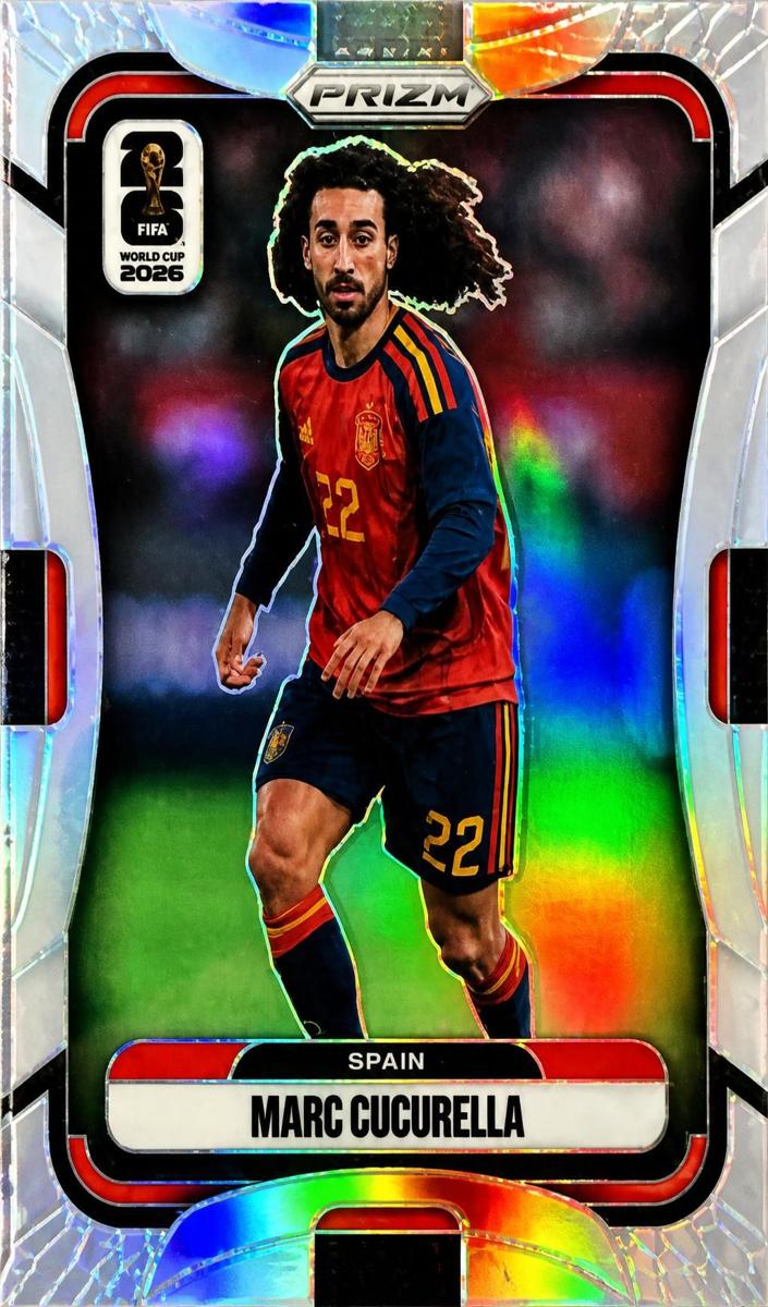 2026 Panini Prizm FIFA World Cup Marc Cucurella [Green] #74 card