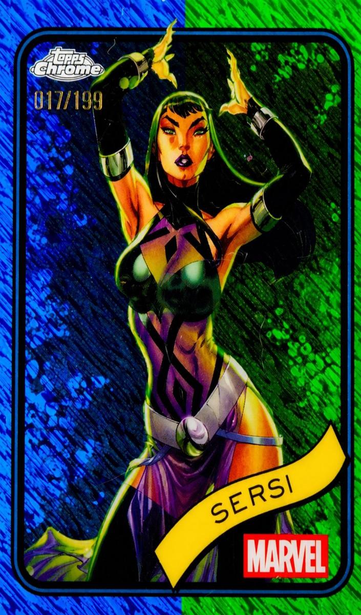 2025 Sersi [Blue & Green Shimmer Refractor] #77