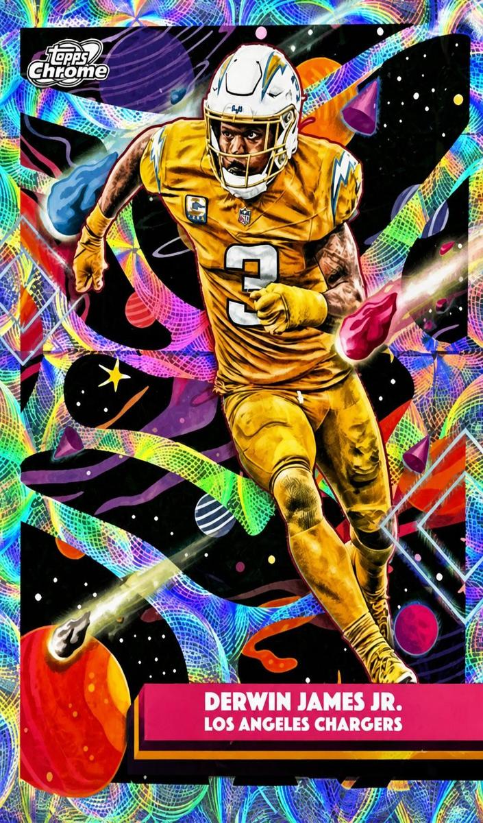 2025 Topps Cosmic Chrome Derwin James Jr. #55 card