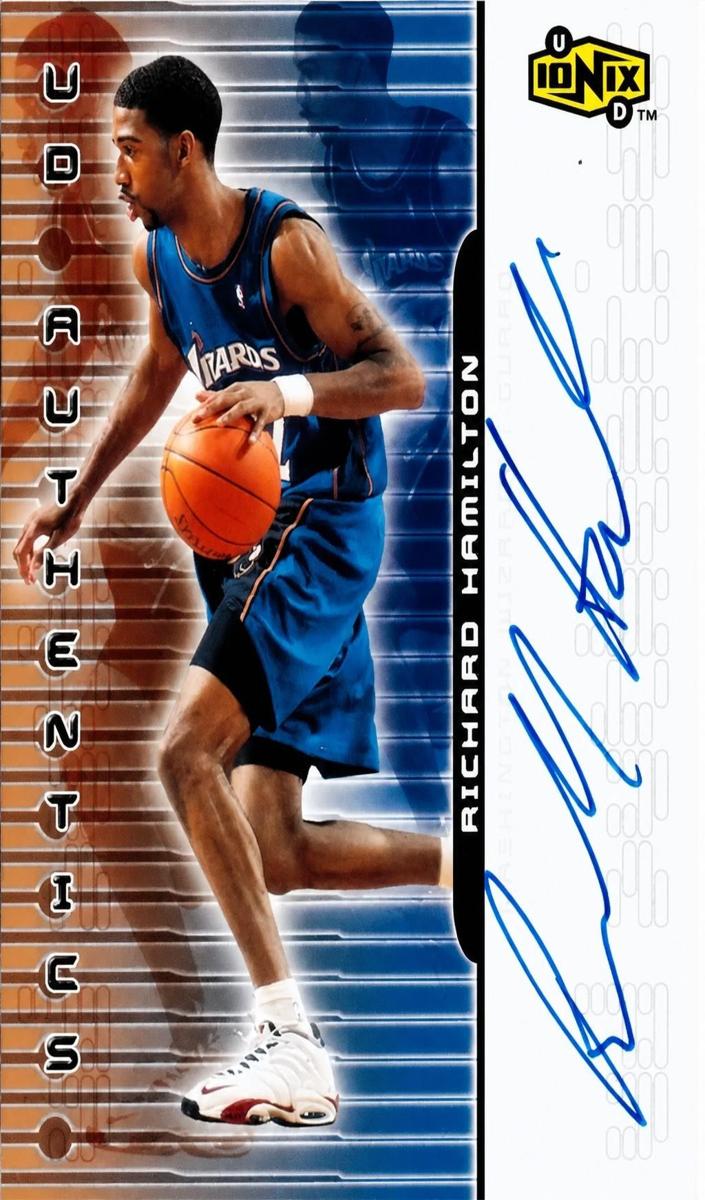 1999 Upper Deck Ionix Richard Hamilton #RH card