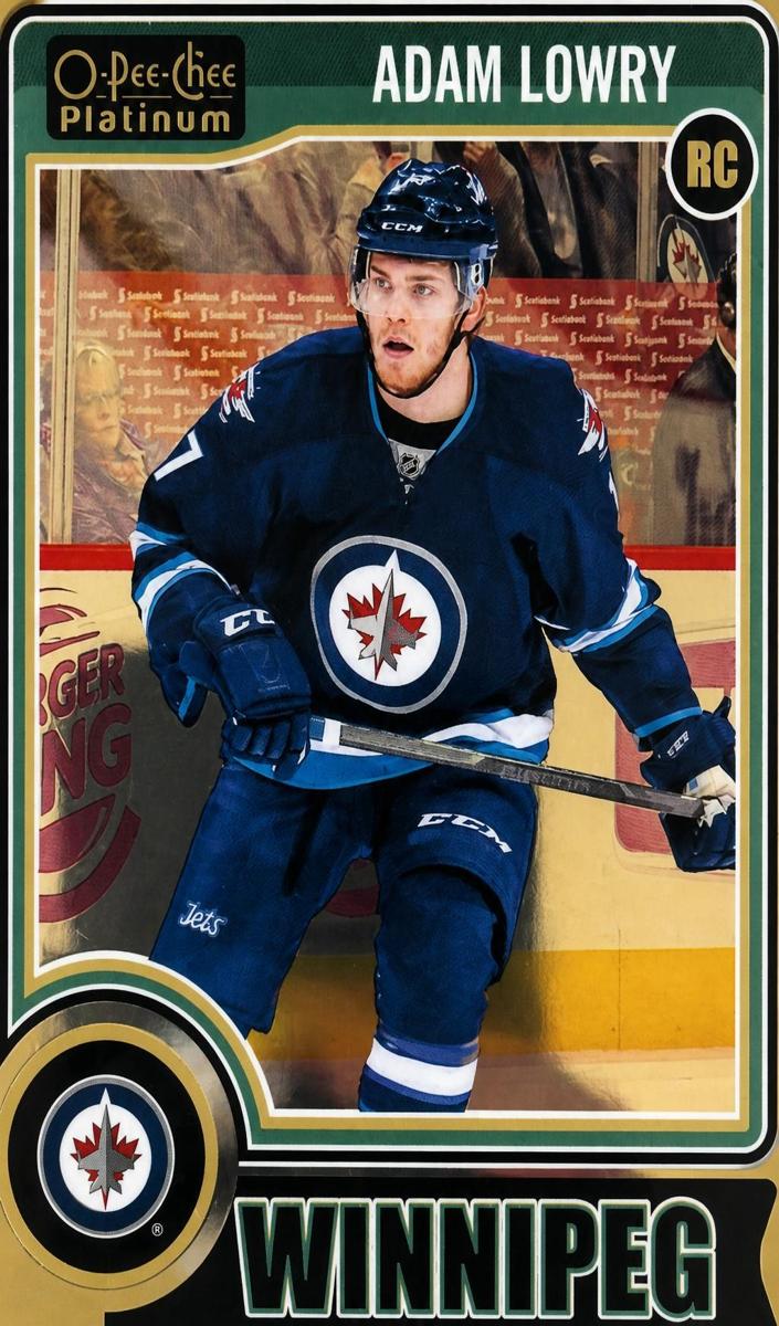 2014 O-Pee-Chee Platinum Adam Lowry #164 card