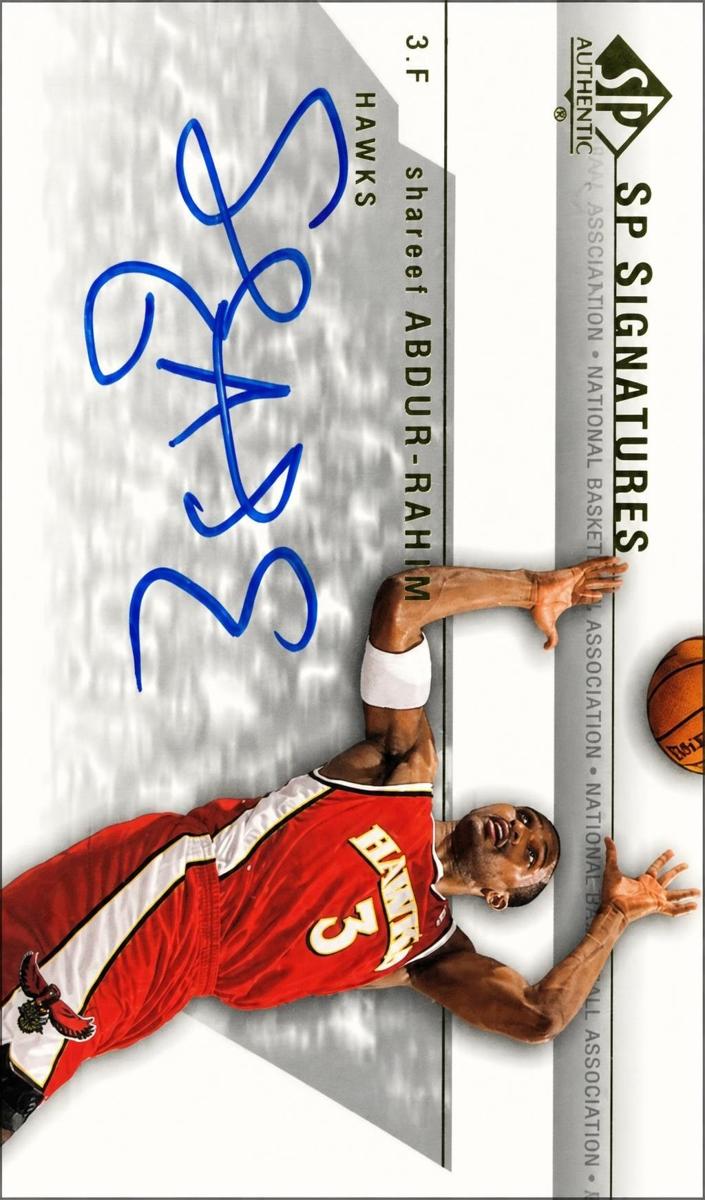2003 SP Authentic Shareef Abdur-Rahim #SA-A card