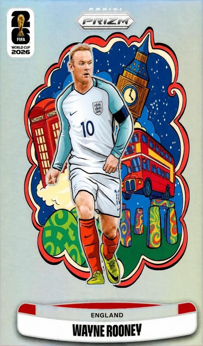 2026 Panini Prizm FIFA World Cup Wayne Rooney #23 card