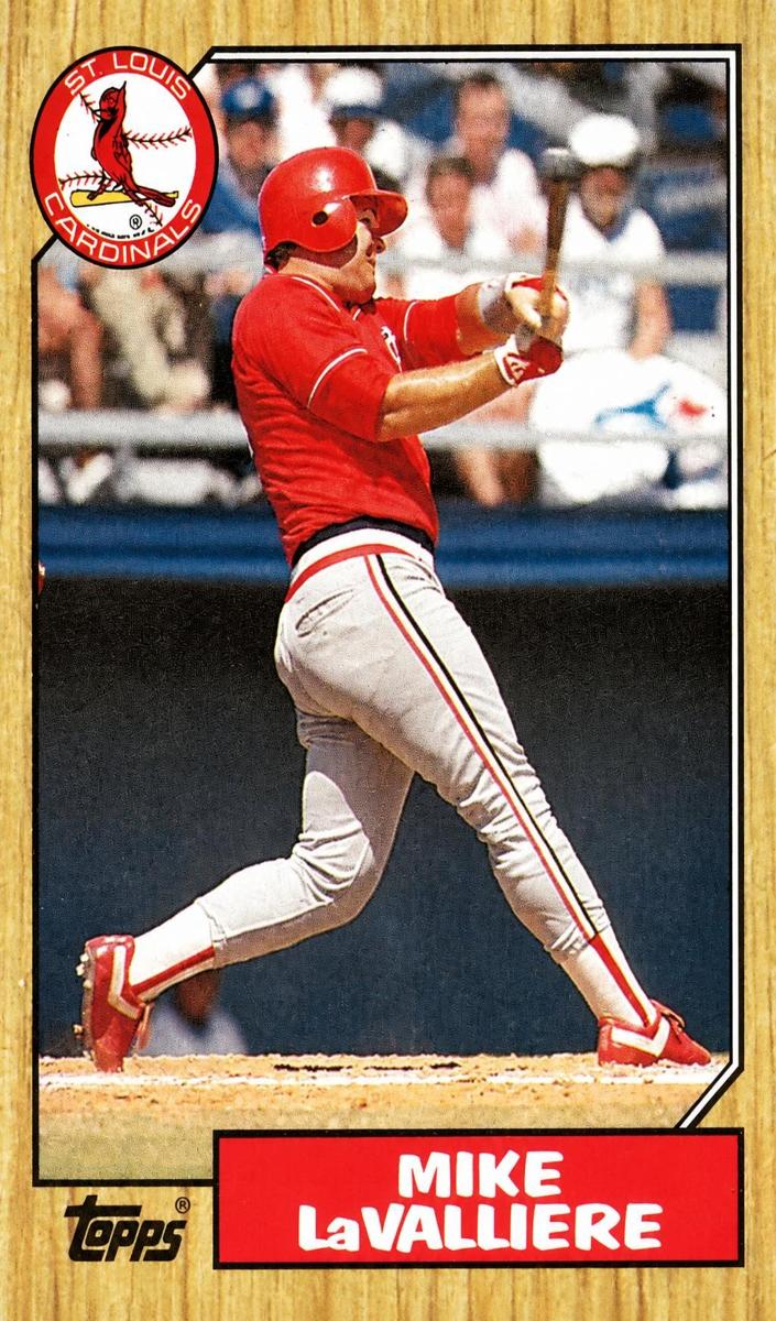 1987 Topps Mike LaValliere #162 card