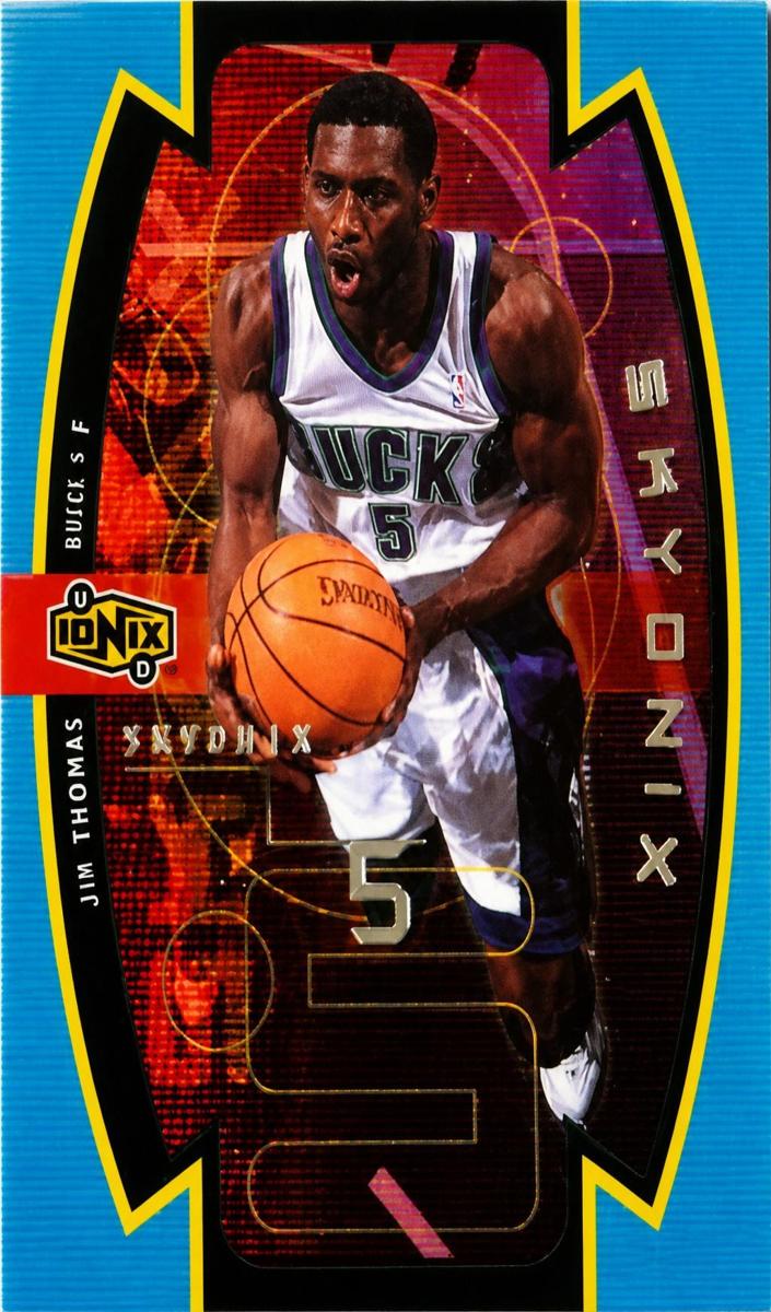 1998 Upper Deck Ionix Tim Thomas #S8 card