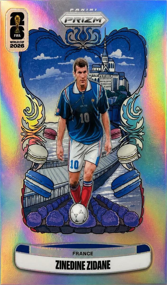2026 Panini Prizm FIFA World Cup Zinedine Zidane #22 card
