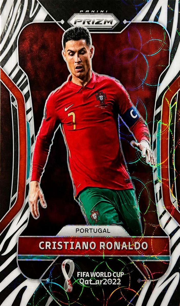 2022 Cristiano Ronaldo [Choice Prizms Zebra] #175
