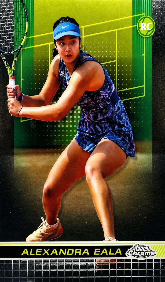 2024 Topps Chrome Alexandra Eala #191 card