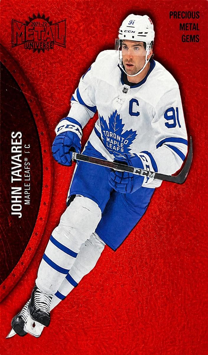 2021 Skybox Metal Universe John Tavares [Blue Spectrum] #51 card