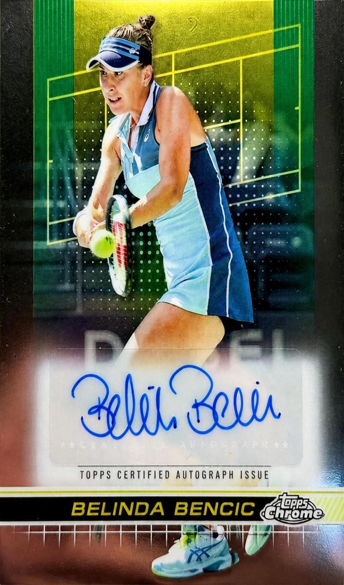 2024 Topps Chrome Belinda Bencic #TCA-BBE card