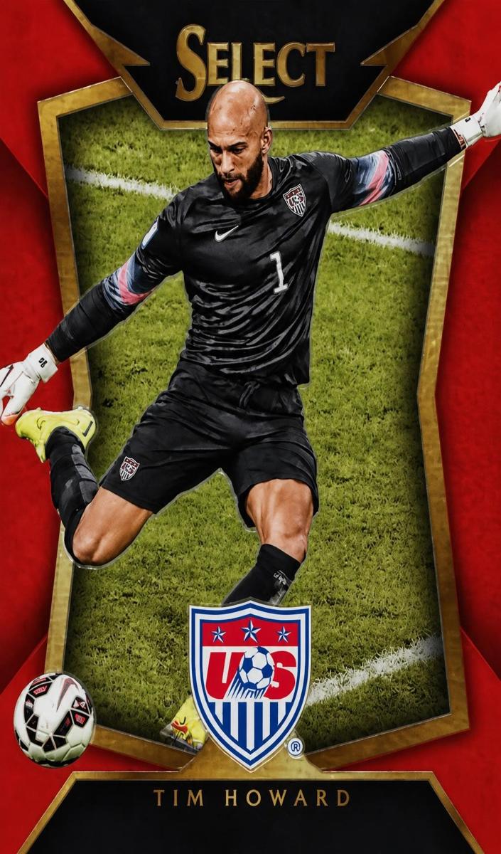 2015 Panini Select Tim Howard [Red] #20 card
