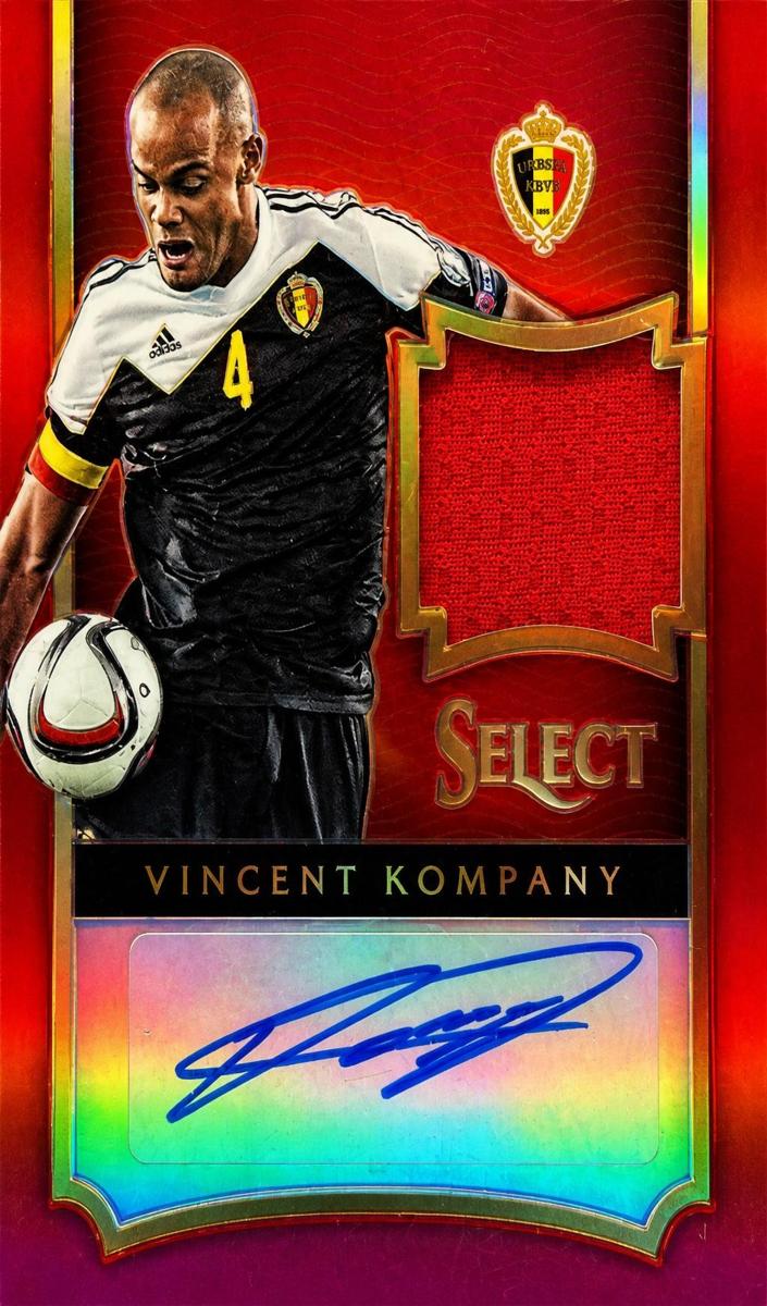 2015 Panini Select Vincent Kompany #47 card