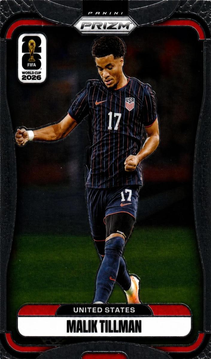 2026 Panini Prizm FIFA World Cup Malik Tillman [Red] #435 card