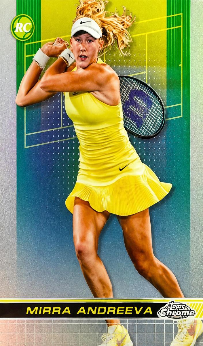 2024 Topps Chrome Mirra Andreeva #81 card
