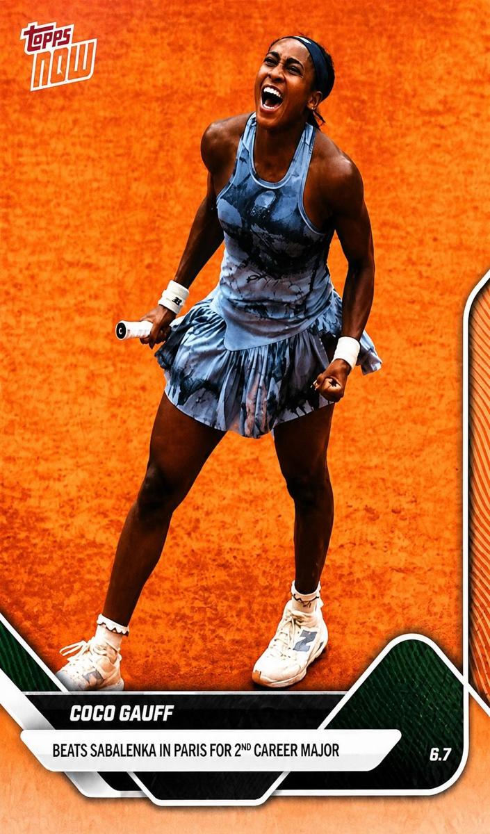 Coco Gauff - 2025 Topps Now Tennis